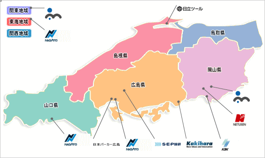 参加企業マップ